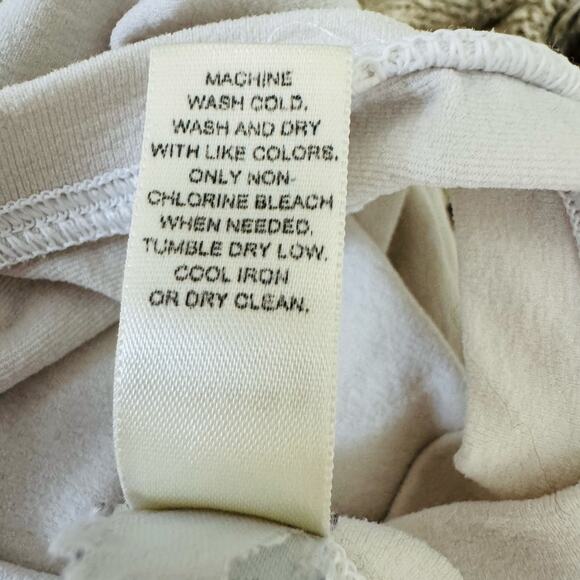 Banana Republic Womens White Muscle Wife Beater Fitted Stretch Tank Top Sz Small - Picture 5 of 5